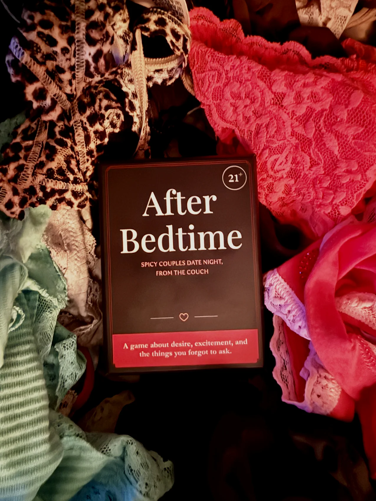 The After Bedtime couples card game deck