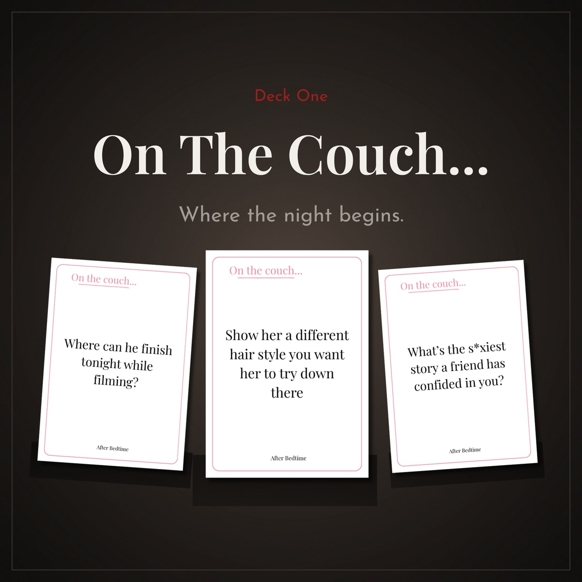 On the Couch &mdash; where the night begins, the warm-up deck